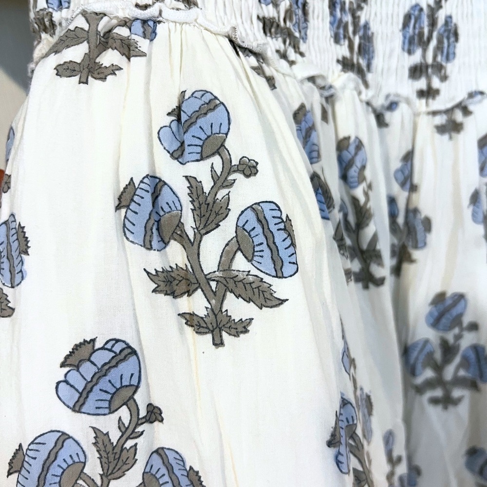 Madison Blue Floral Maxi Dress - Picture 2 of 4